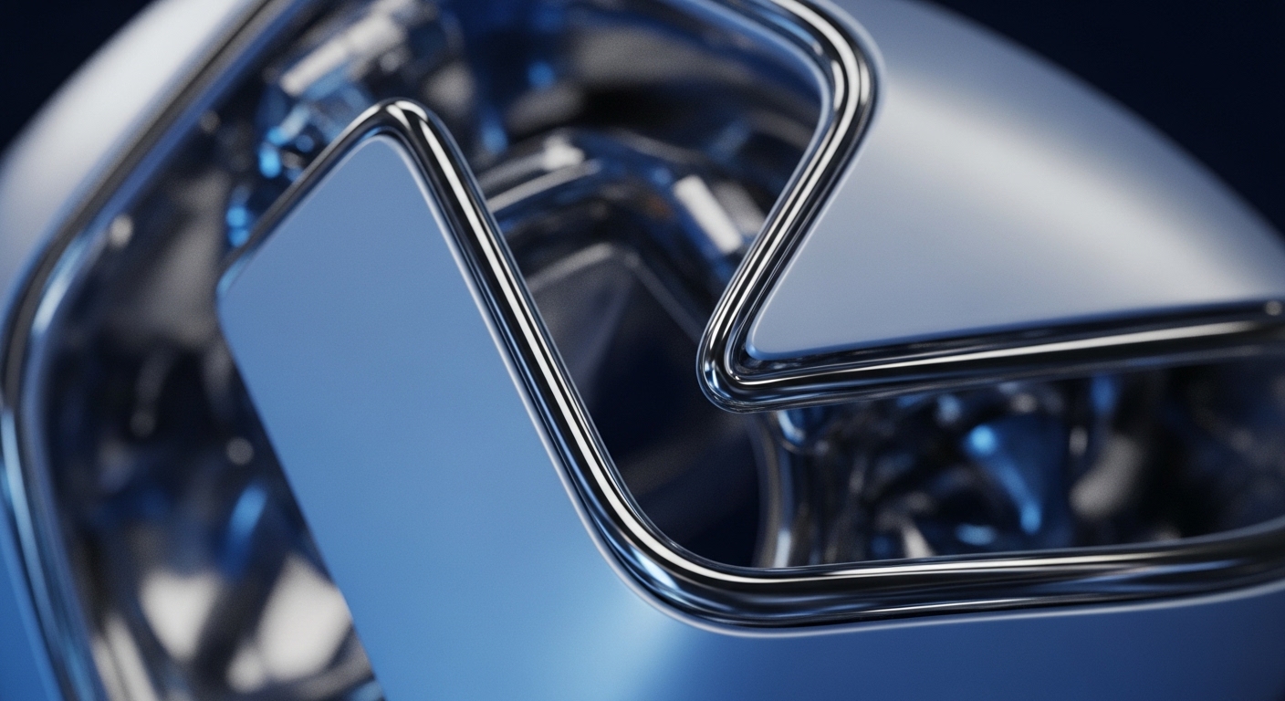 Intricate, highly reflective metallic structures in cool silver and blue tones are depicted. Smooth, rounded chrome elements interlock with broader, matte blue surfaces, conveying complex engineering. This symbolizes advanced blockchain architecture and decentralized ledger technology. Precise geometric forms evoke robust validator node infrastructure and secure smart contract execution. Reflections highlight seamless data flow within interoperability protocols, emphasizing cryptographic hashing for data integrity. This visual metaphor underscores foundational Web3 infrastructure, ensuring transaction finality and network consensus mechanism within a digital asset tokenization ecosystem.