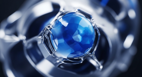 A vibrant, faceted blue sphere, resembling a cryptographic key or a digital asset, is securely cradled within a polished, metallic structure. This abstract representation evokes a secure enclave for a fungible token or a smart contract's immutable ledger. The intricate design suggests advanced blockchain architecture, emphasizing decentralized finance DeFi protocol integrity and robust consensus mechanism implementation. It visualizes the core of a Web3 ecosystem, perhaps a DAO governance token.